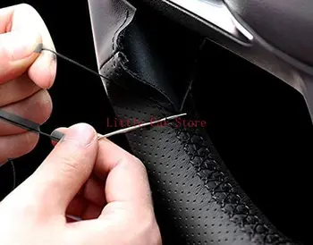  DIY Coase Piele Neagra Volan Masina Acoperire Pentru 2018-21 Toyota Camry 2019-20 Avalon 2020 Corolla 2019-20 RAV4