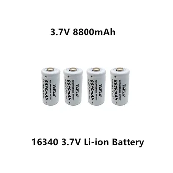  Original Nou 16340 Baterie CR123A 16340 Baterie 8800mAh 3.7 V Li-ion Baterie Reîncărcabilă+16340Charger