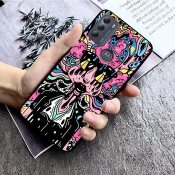  Culoare Psihedelice Trippy Art Caz de Telefon pentru Motorola Moto G 5G G50 G30 G10 G60 G Pure G Stylus G40 Fuziune G Juca G Putere