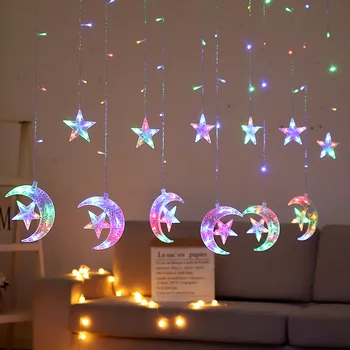  Cheistmas LED Star Ghirlanda Șir de Lumini de Crăciun Fereastră Cameră Interioară în aer liber de Decorare Petrecere de Nunta de Lumină Lampă de Decor