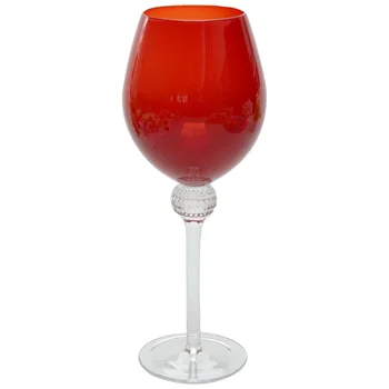  Europene ridicat piciorul pahar de vin roșu culoare primară sticla lucrate manual transparent bar de Nunta Personalizate Sticlă