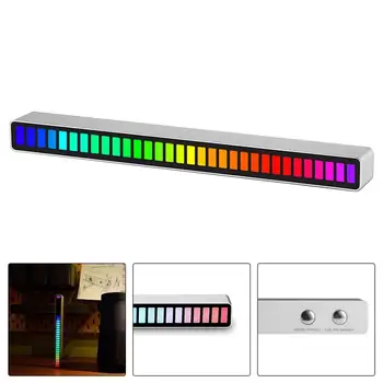  Ritmul de Lumină Bar Voce-Activat de Preluare Ritm de Muzică CONDUS Lightbar Ritm de Recunoaștere Lumina Cu 8 Moduri De Film de PC-TV Auto