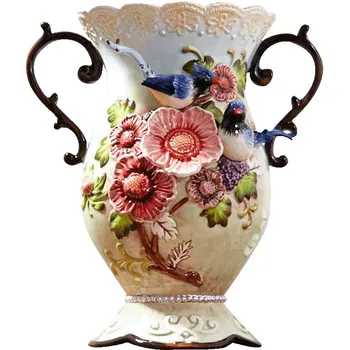  Ceramica Europene grădină aranjament de flori de decorare camera de zi aranjament de flori mari vaza vaze de flori uscate decor