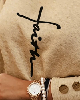  Moda Toamna Femei Maneca Lunga Tee Casual Chic T-shirt de Proiectare Buton Scrisoare de Imprimare Umăr Rece Curea de Lanțul de Sus