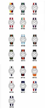  En-gros 1000PCS/o mulțime de Înaltă calitate 20MM Nylon curea de Ceas NATO impermeabil curea de ceas de moda wach band-19 culori disponibile