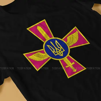  Emblema Serviciului de Informații Externe al Ucrainei Tricou Clasic Barbati Streetwear Topuri Supradimensionate de Bumbac, O-Neck T Shirt