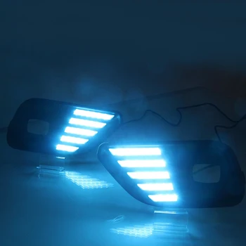  1Set Zi cu LED-uri de Lumină Pentru Jeep Cherokee 2019 2020 Accesorii Auto Impermeabila ABS 12V DRL Lampa de Ceață Decor