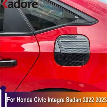  Pentru Honda Civic Integra Sedan 2022 2023 Negru Gaz Capacul Rezervorului de Combustibil Acoperă Autocolant Trim Decor Accesorii Auto 1buc