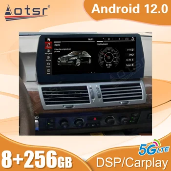  12.3 Inch Ecran Android Pentru BMW Seria 7 E65 E66 F01 F02 2006 - Radio Auto Cu Bluetooth Carplay Centrală Multimedia Player