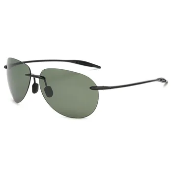  Fashion-Sport Ultra-light TR90 Polarizare Polarizate Supradimensionat ochelari de Soare Barbati Femei Conducere Umbrelă de soare Ochelari fără ramă Oculos Gafas