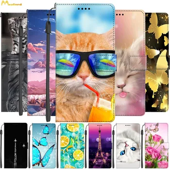  Piele Caz Pentru Huawei Magic 4 Pro Magic4 Lite Telefonul Geanta De Lux Portofel Flip Book Cover Magic4pro De Desene Animate Drăguț De Design De Sloturi Pentru Carduri