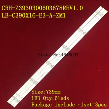  Original Pentru 39D2000 39D3700i Light Bar CHDMT39LB05-LED3030-V0.4 LB-C390X16-E3-O-ZM1 CRH-Z3930300603678REV1.0