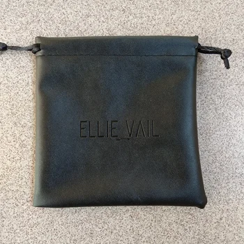  De înaltă calitate mic sac cordon personalizate din piele PU sac de bijuterii en-gros cadouri personalizate sac de buzunar pentru bijuterii cadou ambalaj