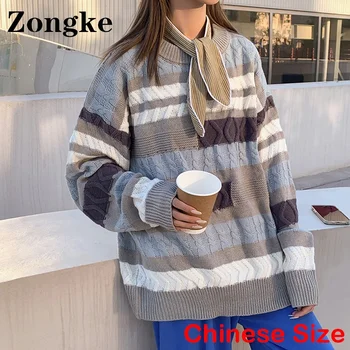  Zongke Mozaic Mens Pulover Vintage de Toamna Pulovere Pentru Bărbați Îmbrăcăminte Pulover Barbati Haine de Iarnă 2XL 2022 Toamna anului Nou-veniți