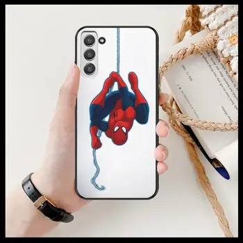  Spiderman comic copil băiat Telefon acopere coca Pentru SamSung Galaxy s6 s7 S8 S9 S10E S20 S21 S5 S30 Plus S20 fe 5G Lite Ultra Marginea