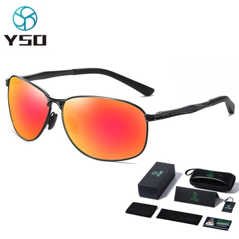  YSO Bărbați Moda ochelari de Soare Polarizate UV Protectie Ochelari de Soare Cu Accesorii Barbati Conducere Drumeții, Pescuit ochelari de Soare