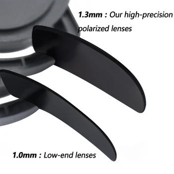  SNARK POLARIZAT Lentile de Înlocuire pentru Oakley Repede Geaca XL ochelari de Soare Stealth Black