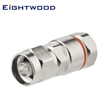 Eightwood 5PCS 50 Ohm N Plug de sex Masculin Sertizare RF Coaxial Conector pentru Ondulat Cupru 1/2