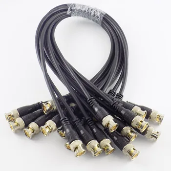  0,5 M/1M/2M/3M BNC Male la BNC tata Cablu Cablu Pentru Adaptor BNC Acasă Extensie Conector Adaptor de sârmă pentru CCTV aparat de Fotografiat