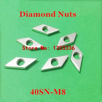 50pcs M8 Diamant Nuci 40-M8 Piuliță Pătrată pentru 40 Serie de Profile din Aluminiu Accesorii Piese