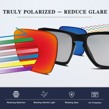  SmartVLT Înlocuire Lentile Polarizate pentru Oakley Antix ochelari de Soare - Albastru
