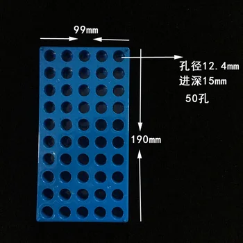  2 buc/lot de 1,5 ml de plastic Cromatografie flacon cu suport pentru 50 de fiole de 2 ml analitice sticla, mostră de suport sticla Diafragma 12mm
