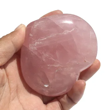  1 Kg Naturale Cuart Roz Inima De Cristal Cristal Meșteșug