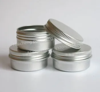  50 X 15G oală de Aluminiu Cutii Borcan 1/2oz metal Cosmetice de Ambalare Container 15cc produse cosmetice profesionale container