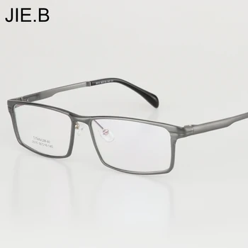  JIE.B Moda moldura Ochelari bărbați femei aluminiu+Titan Ochelari de vedere Optic rama de ochelari miopie ochelari baza de prescriptie medicala Cadru