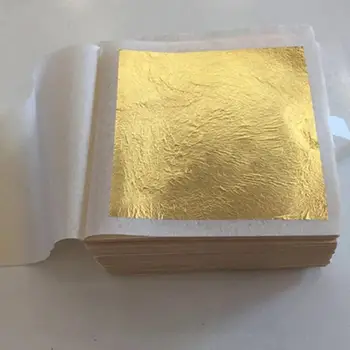  10-20Pc Imitatie de foita de Aur Foaie de Hârtie Aurire Petrecere de Nunta Tort Desert Decoratiuni de Perete Decor DIY Arta de Ambarcațiuni de Hârtie