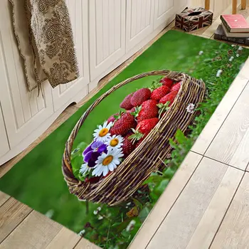  Fructe & Legume Creative de Imprimare 3D Covoare și Carpete, pentru Dormitor Covor Camera de zi Bucatarie Baie Anti-Alunecare Covorase