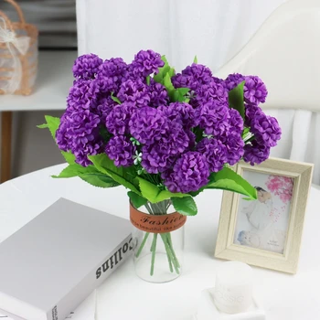  Flori artificiale de Mătase Hortensie Stem 35cm Home Office Party Decor Aranjamente Nunta, Decor Masa Florale Plante