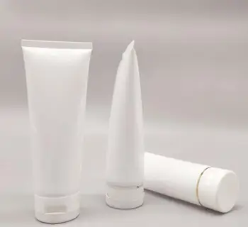  100ml alb din plastic moale tub mildy se spală unt handcream curata gel de corp scrup esența masca de ceară de îngrijire a pielii cosemtic de ambalare