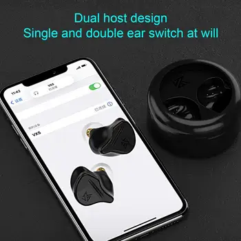  Wireless Căști Ușoare Wireless Căști HiFi Bluetooth-compatible5.2 Sport În ureche Căști CVC de Reducere a Zgomotului