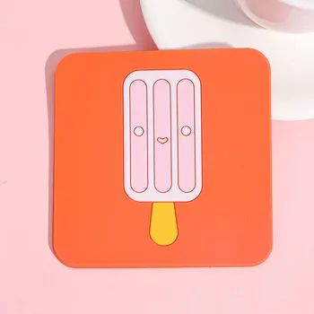  Stil Nordic Simplu Moda Izolare Termică De Luat Masa Pad Silicon Minunat Anti-Opărire Impermeabil Masă Oală Coaster