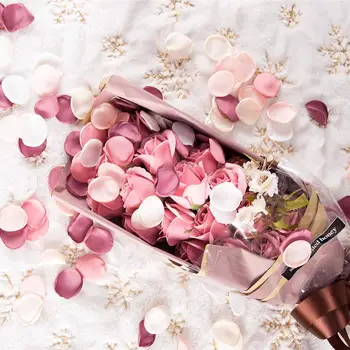  200Pcs/Geanta Hand Made 2022 Noi Petale de Trandafir pentru Nunta de Mătase Artificială de Flori de Casatorie Decoratiuni Valentine Artifici de Flori Decor