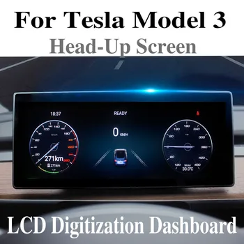 Masina tabloul de Bord tabloul de Bord Panoul LCD Monitor Multimedia vitezometru Mile Pentru Tesla Model 3 2017~2020